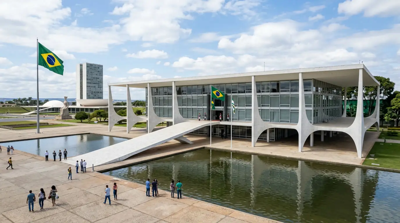 Palais du Planalto à Brasília, siège du pouvoir exécutif brésilien